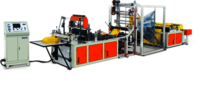 Fully Automatic Non Woven Bag Making Machine - Color: Gray & Orange