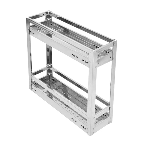 Pull Out 2 Shelf Basket
