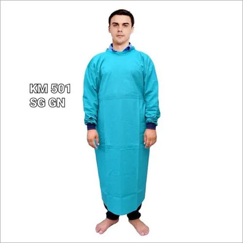 Sky Blue Hospital Surgical Gown Ot Gown