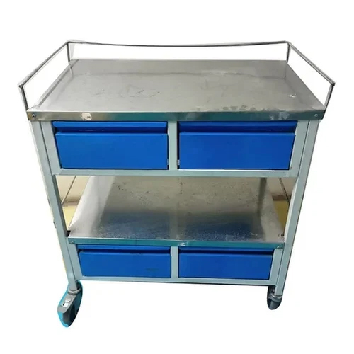 Hospital Medicine Trolley With Four Drawer