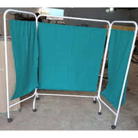 3-fold Hospital Bedside Screen - Color: White