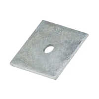 Stainless Steel Square Plate Washer - Stainless Steel, Variety Of Sizes, Silver Color | Corrosion-resistant, Durable, Ideal For Industrial Use