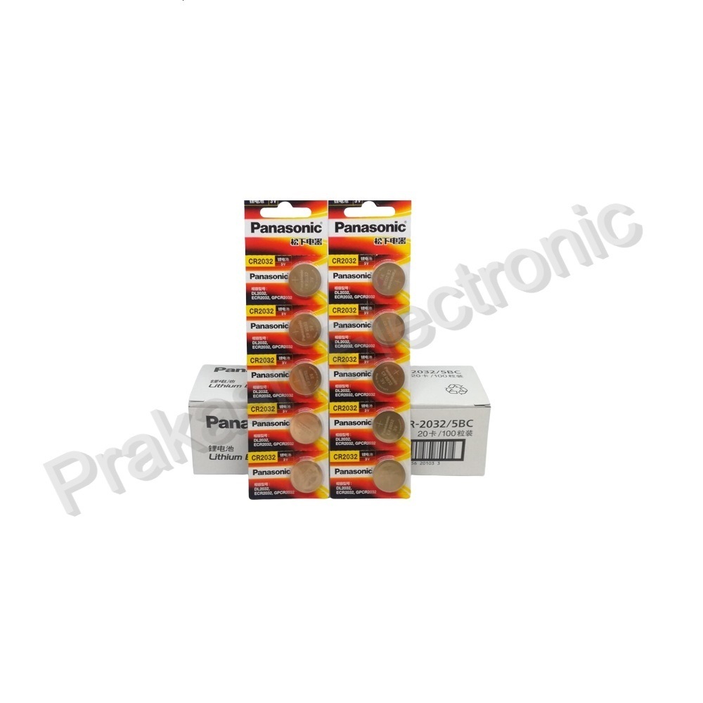 Panasonic CR2032 3volt Lithium Coin Cell Battery