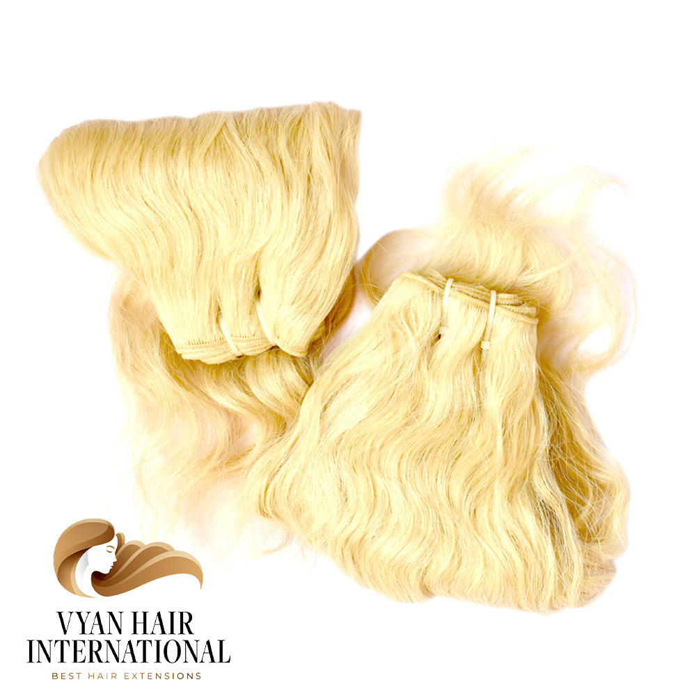 Cuticle 613 Human Hair Weave Bundles Blonde Hair Bundles