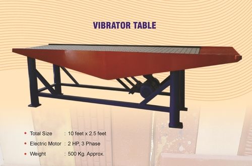 Yellow Vibration Table For Paver Block