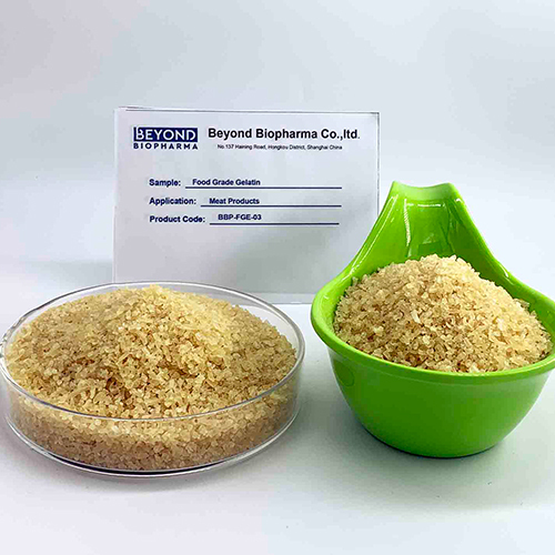 Yellow Slightly Yellowish Edible Gelatin Powder Gelatine Powder Derived