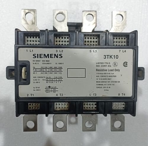 SIEMENS 3TK-10 CONTACTOR