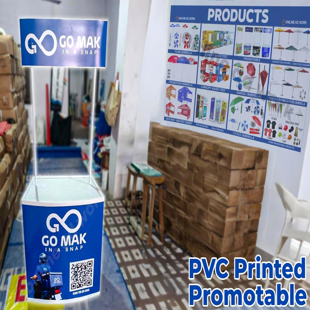 White Promotional Table - Design Type: Any Design