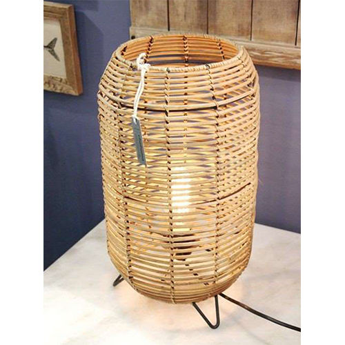 Rattan Table Lamp Style