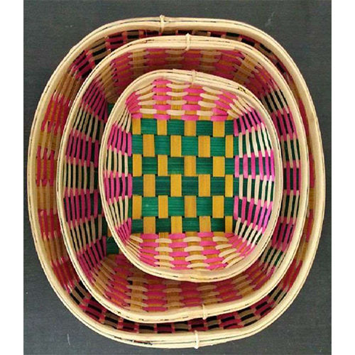 Bamboo Oval Tray Set