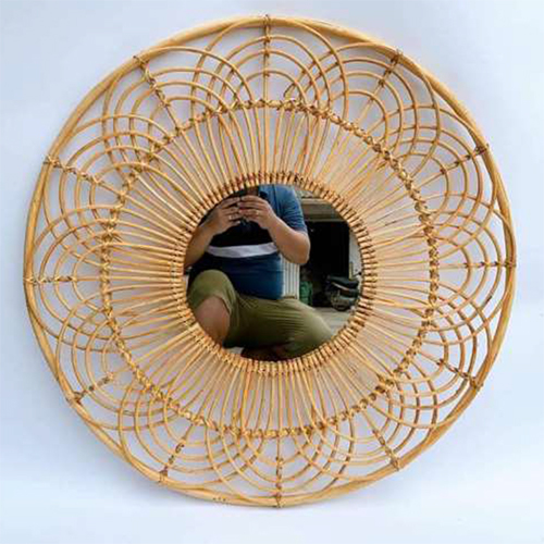 Rattan Mirror Frame
