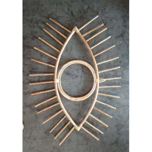 Cane Eye Shaped Mirror Frame