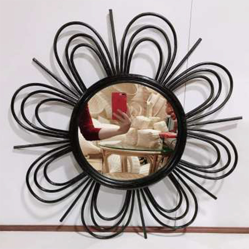 Rattan Popular Black Mirror Frame