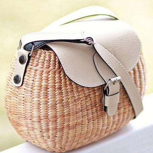 Water Hyacinth Bag With Pu Material