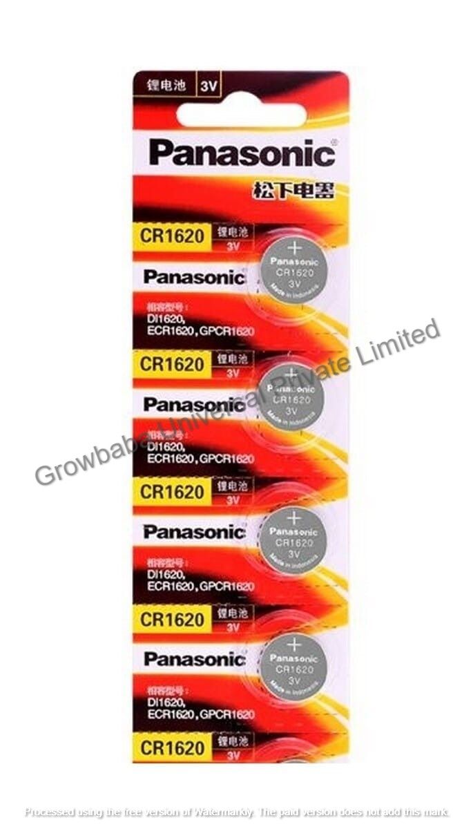 Panasonic CR1620 3volt Lithium Coin Cell Battery