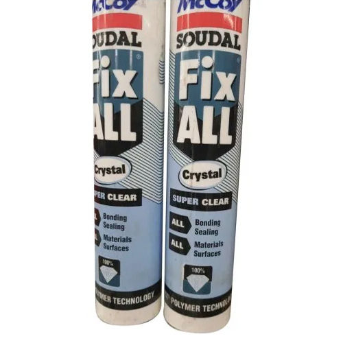 Mccoy Soudal Fix All Crystal Sealant Application: Weatherproofing