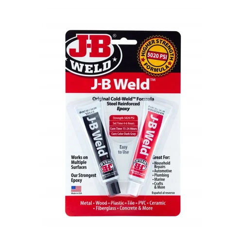 J-B Weld Twin Tube - 2 Oz Grade: Industrial Grade