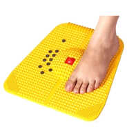 Acupressure Magnetic Foot Mat - Durable Plastic, Portable Design For Clinical And Personal Use | Manual Power Source For Adults