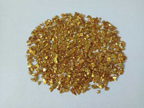 golden yellow plated glass chips 3-6 mm premium quality glass products industrial epoxy terrazzo and art work special used low price glass chips resin art and craft used special stone chips