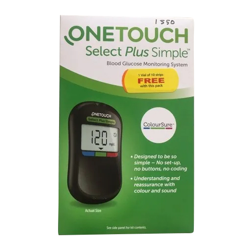 Onetouch Select Plus Simple Glucometer