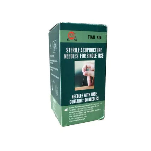 Sterile Acupuncture Needles With Guide Tube 0.25 Into 60 Mm 2 And Half Chun