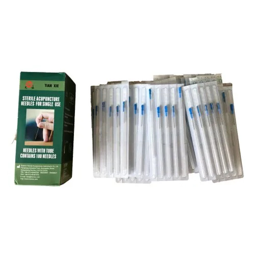Sterile Acupuncture Needles With Guide Tube 0.25 Into 75 Mm 3 Chun