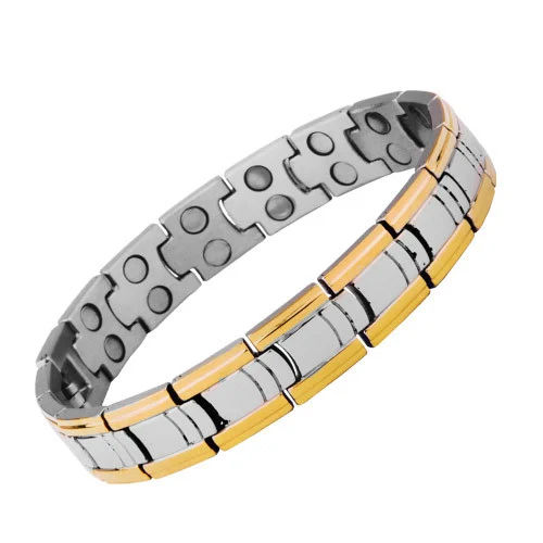 Bio Magnetic Bracelets - 316L Stainless Steel, Portable Magnetic Therapy Jewelry for Wellness and Style