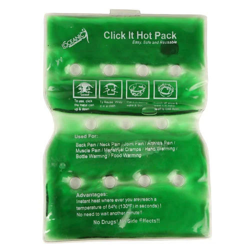 Reusable Sodium Acetate Magic Gel Heating Pad Click It Hot Pack