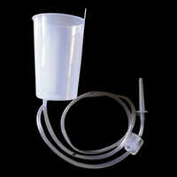 Plastic Enema Can Set - 800 Ml Capacity, Transparent Plastic Material - Manual Use For Clinic, Personal, And Hospital Settings, Suitable For Men And Women