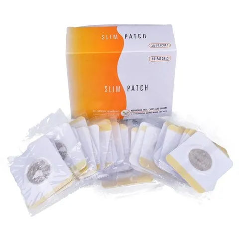 White Navel Stick Slimming Patches For Weight Loss