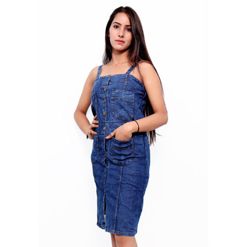 Ladies Denim Western Dress