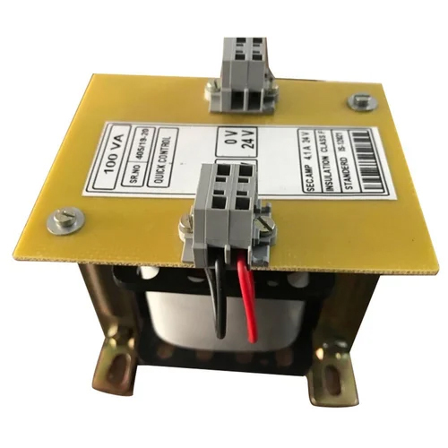 100 Va Single Phase Transformer Frequency (Mhz): 50 Hertz (Hz)