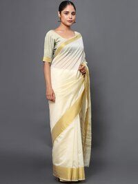 Kerala Kasavu saree