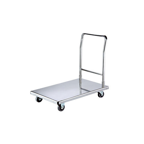 Silver Stainless Steel Platform Trolley