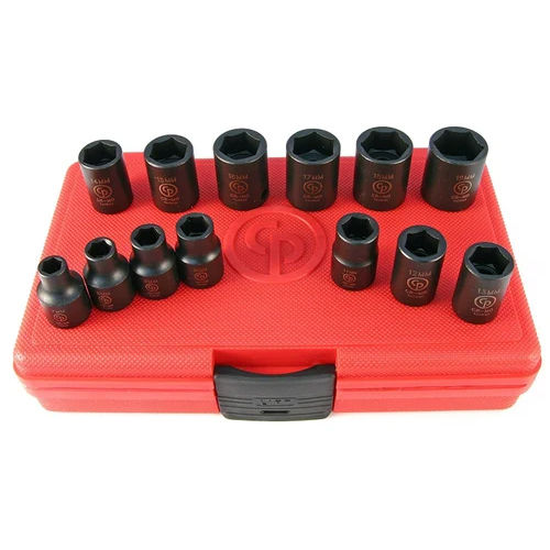 Chicago Pneumatic Metric Impact Socket Set Application: Industrial