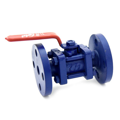 C.I BALL VALVE 3PIECE DESIGN FLANGE ENDS