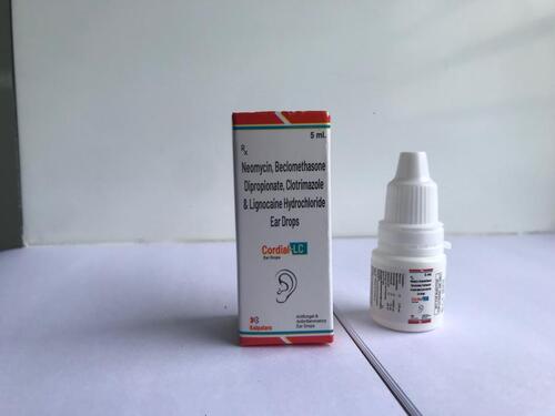 Neomycin Sulphate Beclomethasone Dipropionate Clotrimazole Lignocaine Hydrochloride Ear Drop