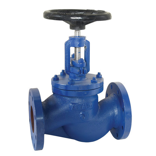 C.I GLOBE STEAM STOP VALVE FLANGE ENDS PN-16