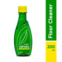 Vepaku Floor Cleaner 200 Ml - Liquid Neem Extract Formula | Fresh Fragrance, Removes Tough Stains, Eco-friendly, 99.9% Bacteria & Virus Elimination