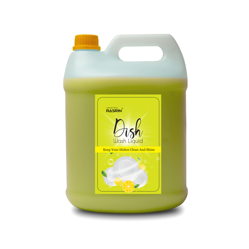 Rasrin Dish wash Lemon 5 LT Effective Dish Washing liquid Wash basin Washing liquid Instant kitchen liquid Washer
