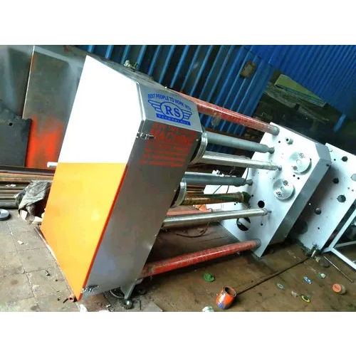 Silver Jumbo Bopp Tape Slitter Machine 1400Mm