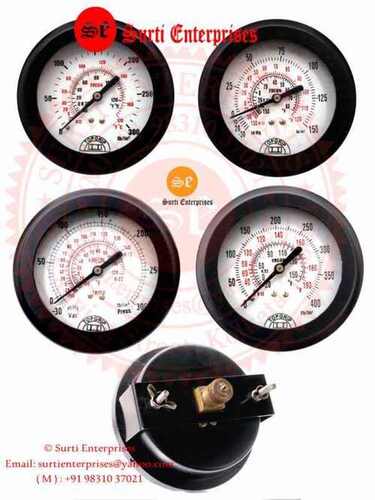 FREON PRESSURE GAUGE PANNEL MOUNTING BACK CONNECTION FOR J SERIES CHILERS