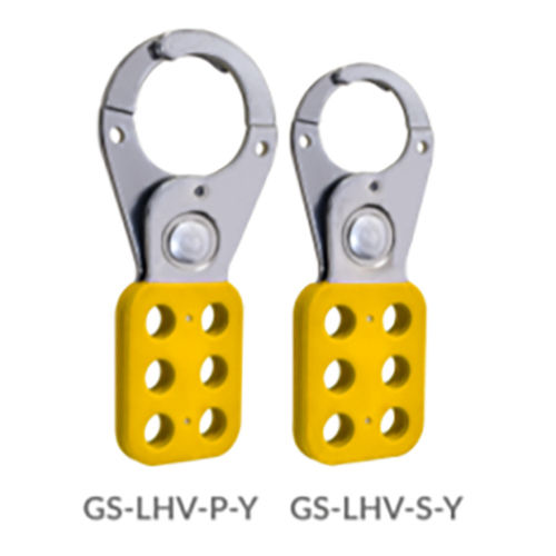 GS-LHV-P-Y Lockout Safety Hasp Vinyl Coated