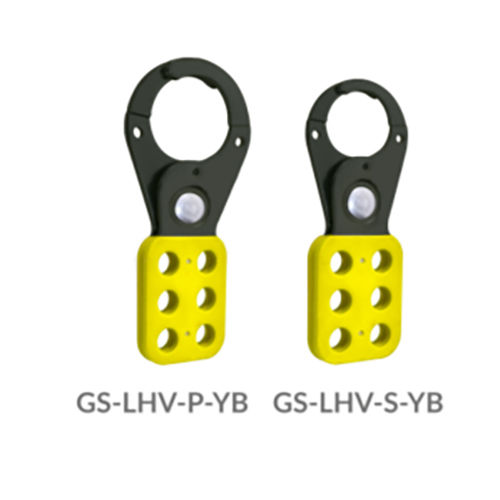 Gs-Lhv-P-Yb Safety Lockout Hasp Vinyl Coated Application: Metal/Wood Cabinet