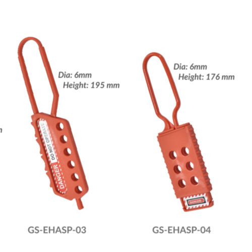 De-Electric Lockout Hasp Flexible