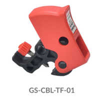 Gs-cbl-tf-01 Mcb Lockout-tool Free - Abs & Nylon Material, Red Jacket Color | 1 Year Warranty, Suitable For Industrial Applications