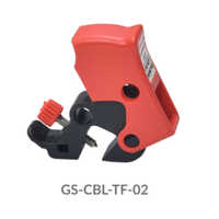 Gs-cbl-tf-02 Mcb Lockout-tool Free - Abs & Nylon | Red Jacket, 1 Year Warranty, Suitable For Industrial Application