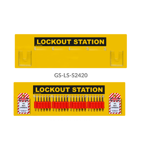 GS-LS-S2420-WA Lockout Station Side View