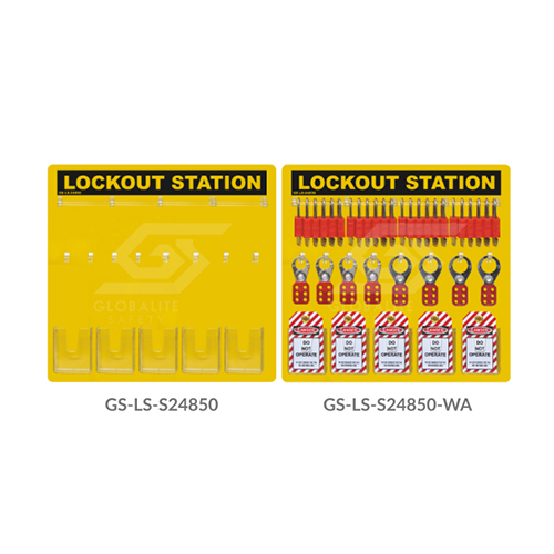 GS-LS-S24850-WA Lockout Station Side View