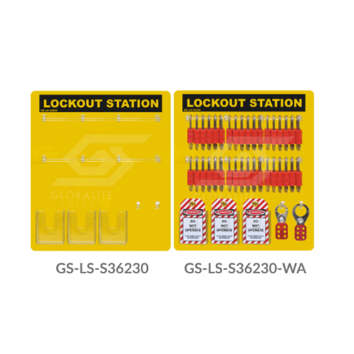GS-LS-S36230-WA Lockout Station Side View